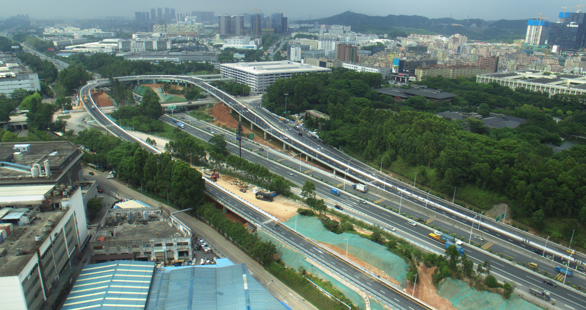 梅觀華為立交F匝道